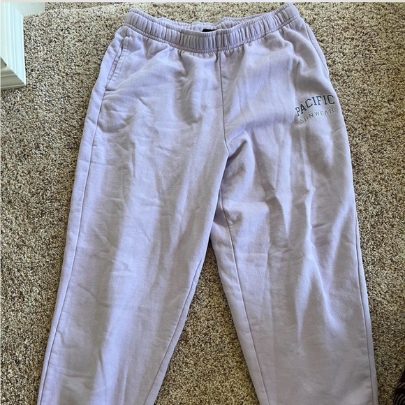 PacSun Light Purple Joggers - Picture 1 of 4